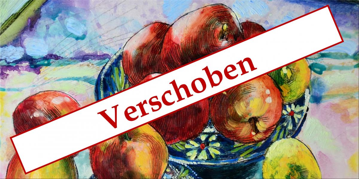 Die Ausstellung ist verschoben.