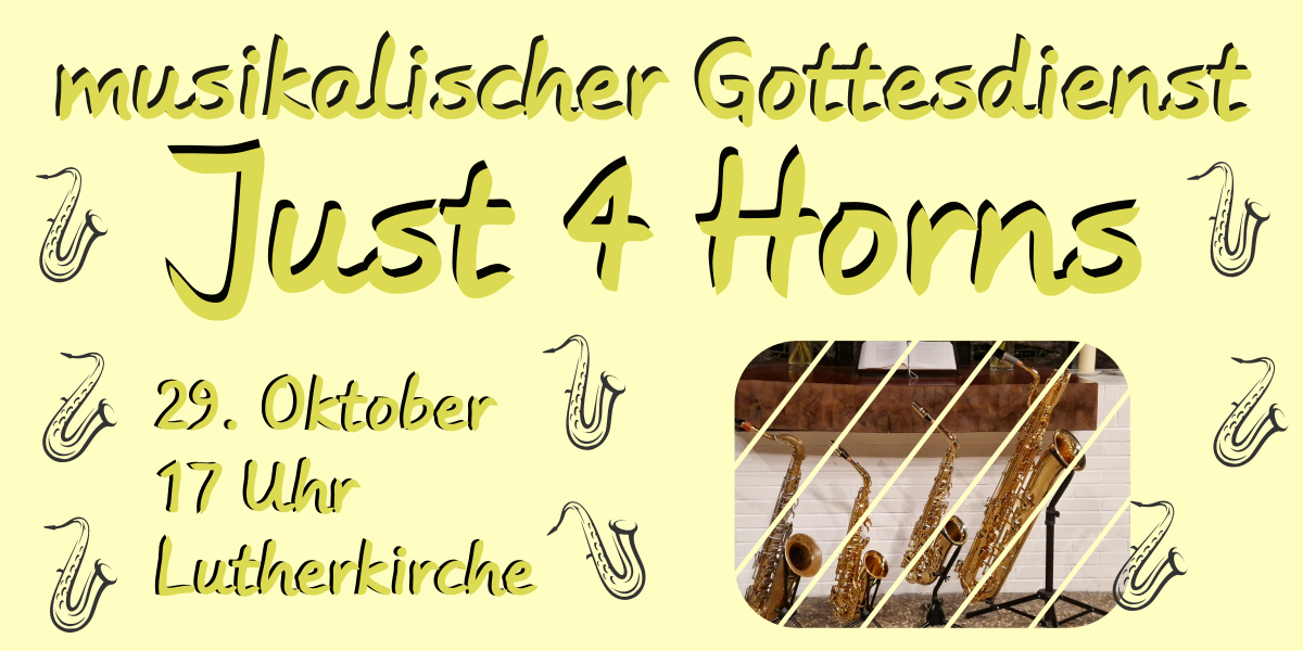 Just 4 Horns in der Lutherkirche Elmshorn