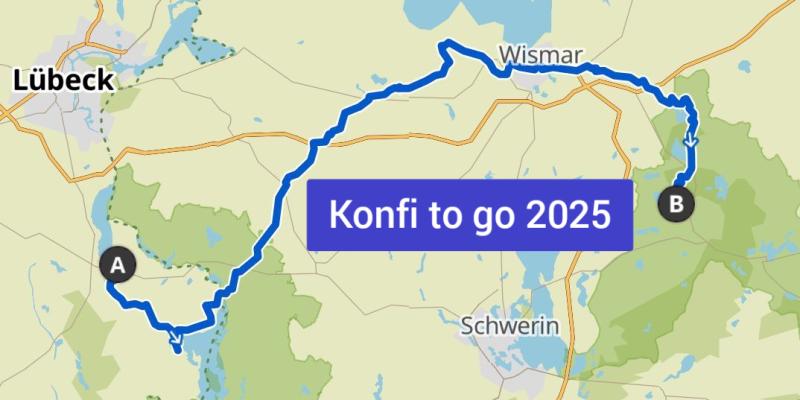 wir pilgern mit den Konfis von Ratzeburg nach Tempzin